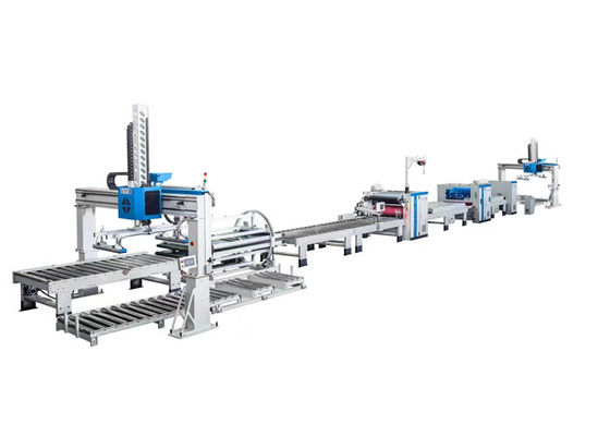 Routeur à grande vitesse Machine de laminage de panneaux MDF 110 kW SIEMENS contrôlée par PLC